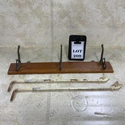 -209- FARM FRESH | Hooks on Board | Drying Rack Pieces