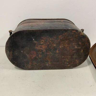 -216- VINTAGE | Cream City Copper Boiler with Lid