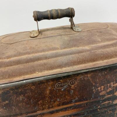 -216- VINTAGE | Cream City Copper Boiler with Lid