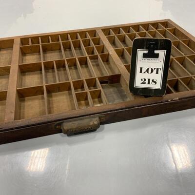 -218- VINTAGE | Hamilton Printerâ€™s Tray