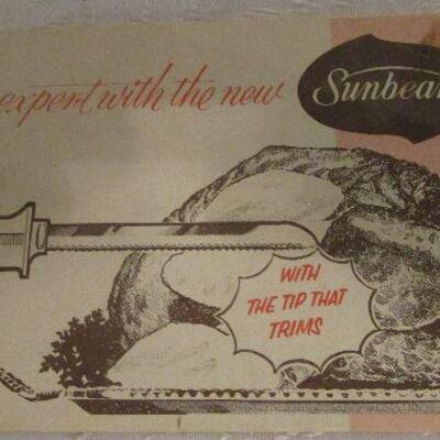 #19 Vintage Sunbeam Electric Slicing Knife