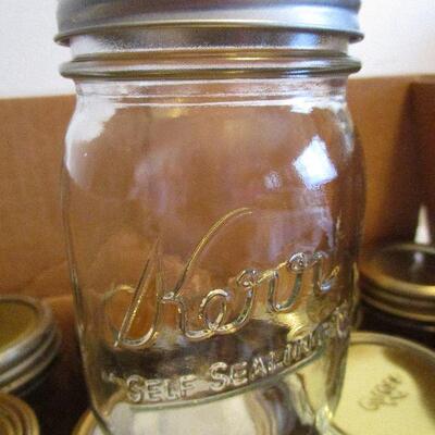 #28 Kerr/Ball pint size 12 standard canning jars