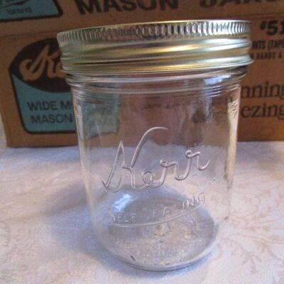 #29 Kerr/Ball 12 wide mouth pint size canning jars