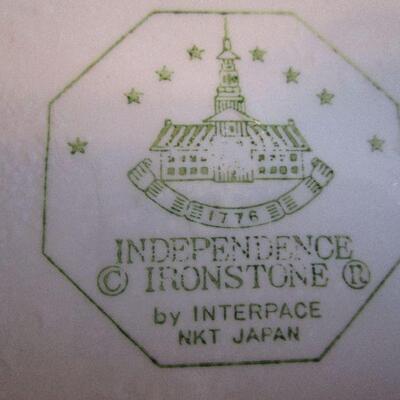#32 Independence Ironstone Interpace Japan Dishes