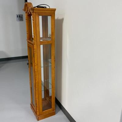 -222- Tall Converted Grandfather Clock Shelf