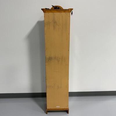 -222- Tall Converted Grandfather Clock Shelf