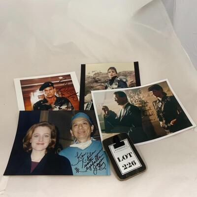 -226- AUTOGRAPHS | License to Kill | X Files | Blade Runner | Stroud | Hong | Turkel 