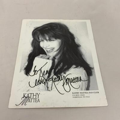 -229- AUTOGRAPHS | Country Music Stars | Englund | Mattea | Berry