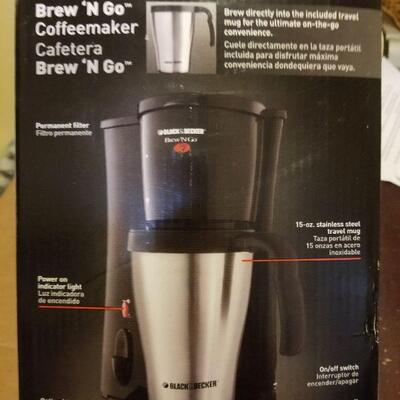 Brew and go coffee maker 