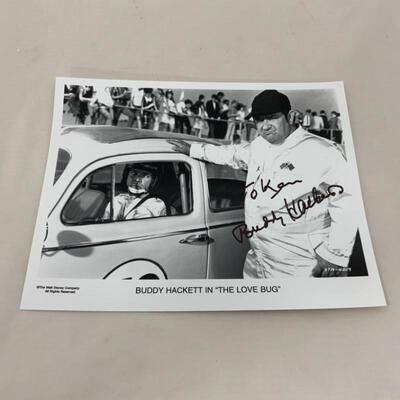 -232- AUTOGRAPH | Buddy Hackett | The Love Bug
