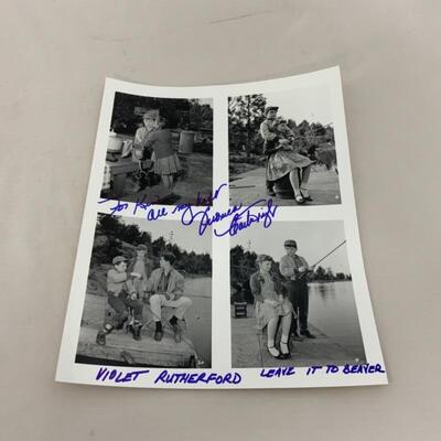 -233- AUTOGRAPHS | Kathy Garver | Alan Young | Cartwright