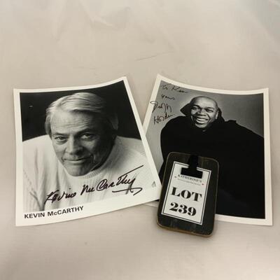 -239- AUTOGRAPHS | Geoffrey Holder | Kevin McCarthy