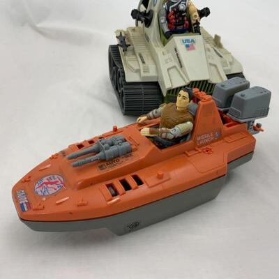 -245- GI Joe | 1986 Vehicles | Devilfish | LCV Recon Sled | Triple T