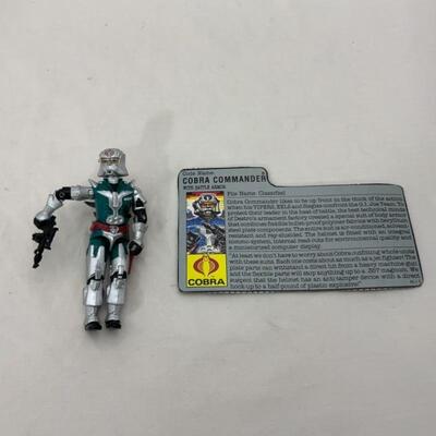 -247- GI Joe | 1987 Cobra Commander with Battle Armor | Air Chariot