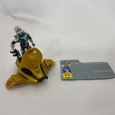 -247- GI Joe | 1987 Cobra Commander with Battle Armor | Air Chariot