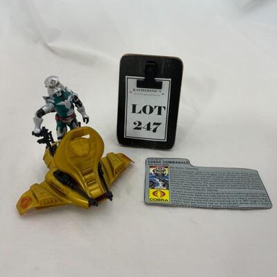 -247- GI Joe | 1987 Cobra Commander with Battle Armor | Air Chariot