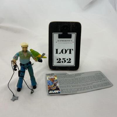 -252- GI Joe | 1985 Sailor Shipwrek | Polly | COMPLETE