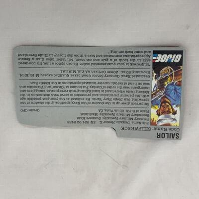 -252- GI Joe | 1985 Sailor Shipwrek | Polly | COMPLETE