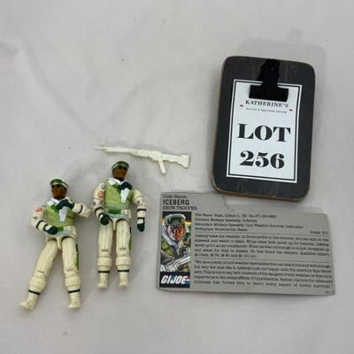 -256- GI Joe | 1986 Iceberg | Two Action Figures