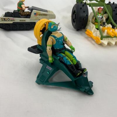 -258- GI Joe | Various Years | 6 Various Vehicles
