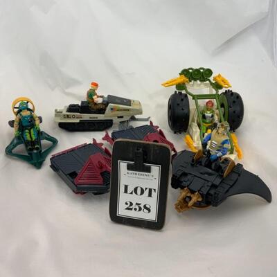 -258- GI Joe | Various Years | 6 Various Vehicles