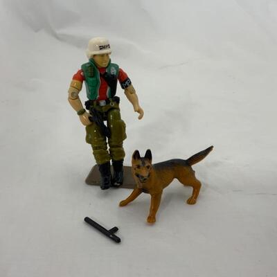 -259- GI Joe | 1987 Law & Order Action Figure | German Shepherd 