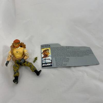 -261- GI Joe | 1988 Outback Action Figure