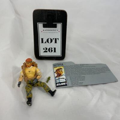 -261- GI Joe | 1988 Outback Action Figure