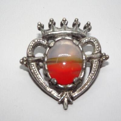 Vintage Miracle Brooch Celtic Brooch Heart Sweetheart (Miracle) 1960's 