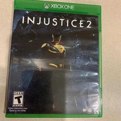 Xbox 1 injustice 2 video game 