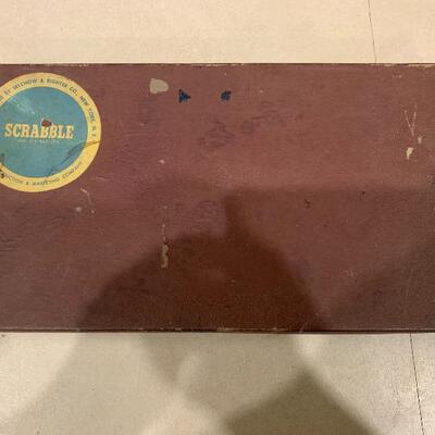 Vintage scrabble board game 