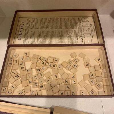 Vintage scrabble board game 