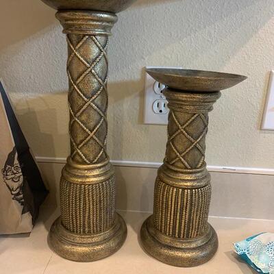 Vintage candle holder set 