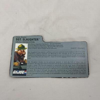 -262- GI Joe | 1988 Warthog A.I.F.V. | Sgt Slaughter | BOTH COMPLETE