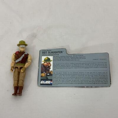 -262- GI Joe | 1988 Warthog A.I.F.V. | Sgt Slaughter | BOTH COMPLETE