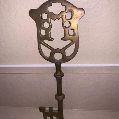 Vintage brass key 