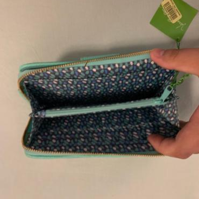 Vera Bradley preppy mint wallet brand new 