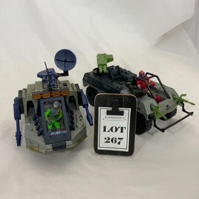-267- GI Joe | Two Tactical Vehicles 