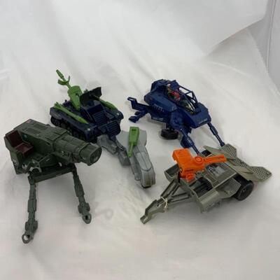 -268- GI Joe | Four Vehicles and Parts | Action Figure