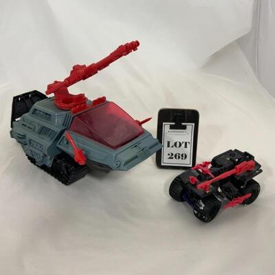 -269- GI Joe | 1985 Ferret ATV | 1989 COBRA H.I.S.S. II
