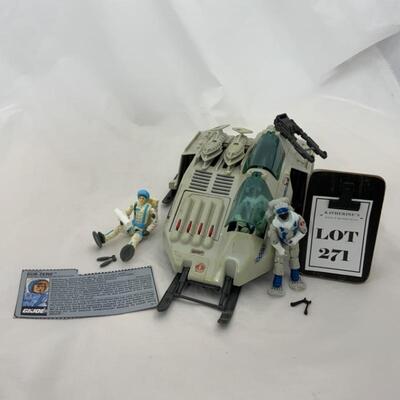 -271- GI Joe | 1987 Cobra Wolf - COMPLETE | Snow Serpent | Sub Zero