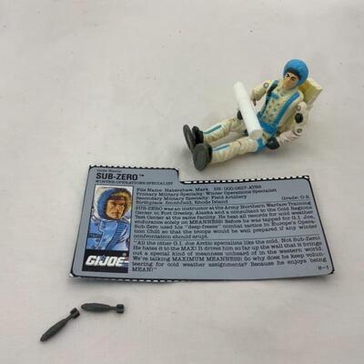 -271- GI Joe | 1987 Cobra Wolf - COMPLETE | Snow Serpent | Sub Zero