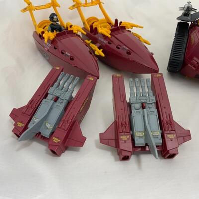 -274- GI Joe | COBRA | 1988 Imp | 1990 2 Piranahs | 1987 2 Jet Packs