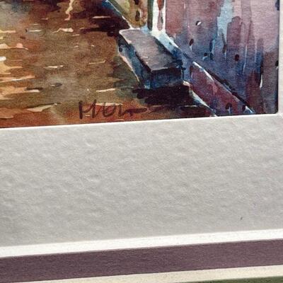#19 Small Art Oil Painting of Venice 