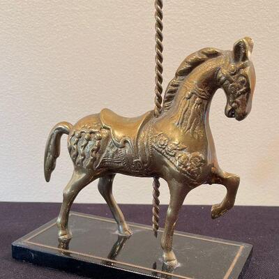 #23 Brass Carousel Horse 