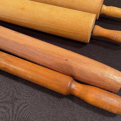 #82 Lot of Rolling Pins for Baking. 
