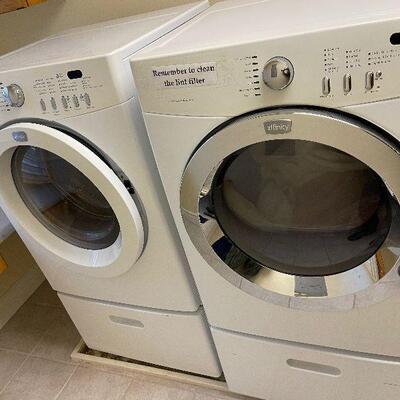 #92 Affinity Front Loading Washer Dryer Set w/Drawers