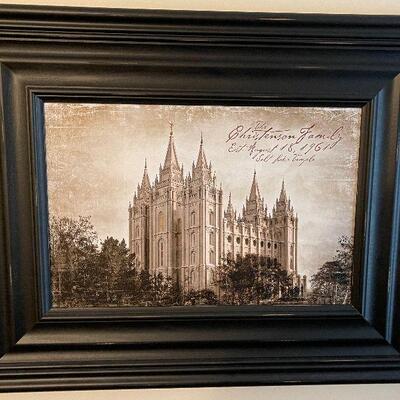 #113 Personalized picture of the LDS Temple 
