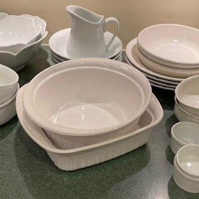 #135 All the White Dishes and Serving Ware