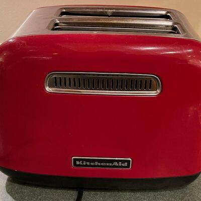 #155 Kitchen Aid RED Toaster 
